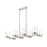 Z-Lite Callista 8 Light 56" Chandelier in Polished Nickel/Clear - 3032-8L-PN