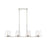 Z-Lite Callista 8 Light 56" Chandelier, Polished Nickel/Clear