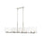 Z-Lite Callista 8 Light 56" Chandelier, Polished Nickel/Clear