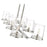 Z-Lite Callista 8 Light 56" Chandelier, Polished Nickel/Clear