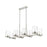 Z-Lite Callista 8 Light 56" Chandelier, Polished Nickel/Clear