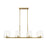 Z-Lite Callista Island, Rubbed Brass/Clear