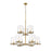 Z-Lite Callista Chandelier, Rubbed Brass/Clear