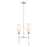 Z-Lite Emily 2 Light Chandelier, Off White