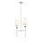 Z-Lite Emily 2 Light Chandelier, Off White