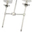Z-Lite Emily 2 Light Chandelier, Off White