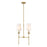 Z-Lite Emily 2 Light Chandelier, Off White