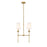 Z-Lite Emily 2 Light Chandelier, Off White