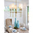 Z-Lite Emily 5 Light 28" Chandelier, Off White