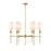 Z-Lite Emily 5 Light 28" Chandelier, Off White