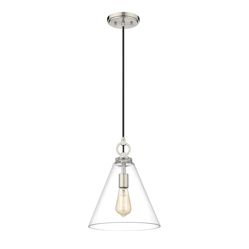 Z-Lite Harper 1 Light 11.5" Pendant, Clear
