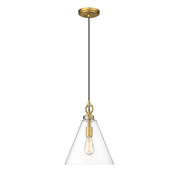 Z-Lite Harper 1 Light 11.5" Pendant, Clear
