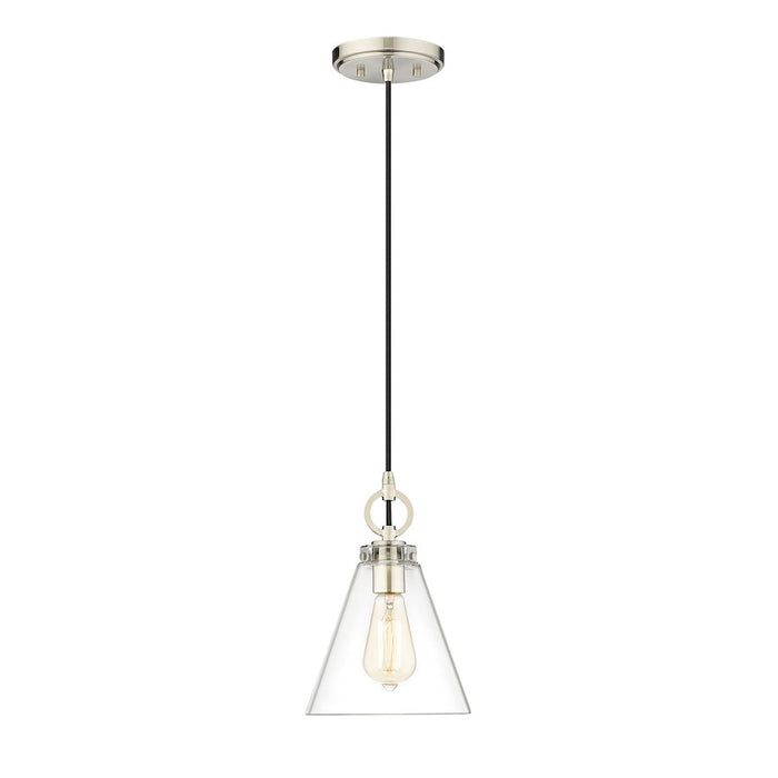 Z-Lite Harper 1 Light 8" Pendant, Clear