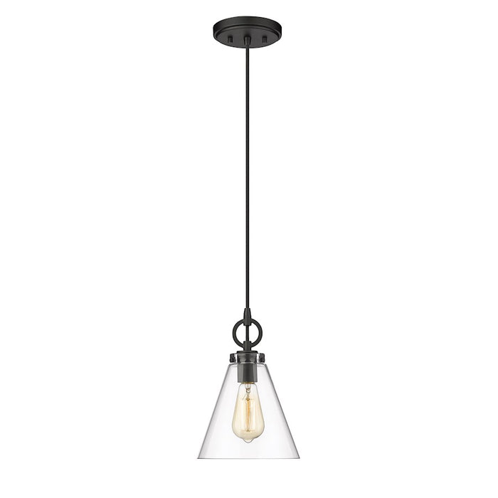 Z-Lite Harper 1 Light 8" Pendant, Clear