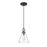 Z-Lite Harper 1 Light 8" Pendant, Clear