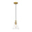Z-Lite Harper 1 Light 8" Pendant, Clear