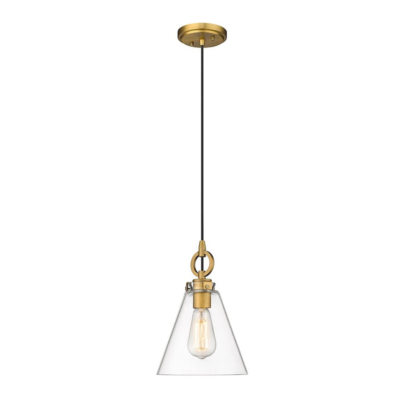 Z-Lite Harper 1 Light 8" Pendant, Clear