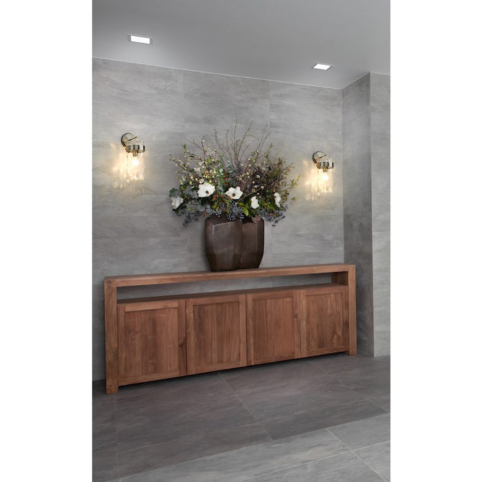 Z-Lite Fontaine 1 Light Wall Sconce, Clear