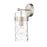 Z-Lite Fontaine 1 Light Wall Sconce, Brushed Nickel/Clear