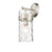 Z-Lite Fontaine 1 Light Wall Sconce, Brushed Nickel/Clear