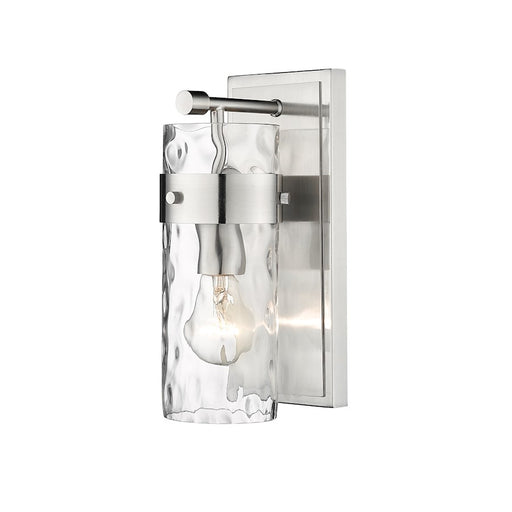 Z-Lite Fontaine 1 Light Vanity, Brushed Nickel/Clear