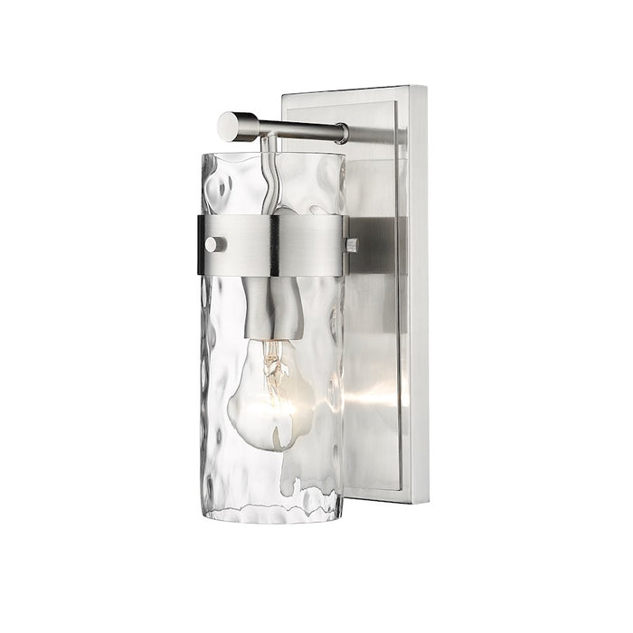 Z-Lite Fontaine 1 Light Vanity, Brushed Nickel/Clear