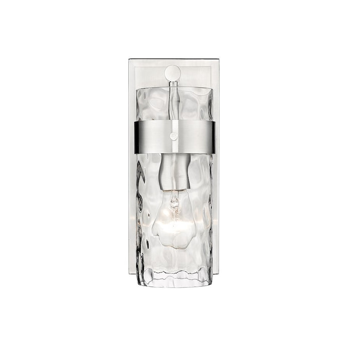 Z-Lite Fontaine 1 Light Vanity, Brushed Nickel/Clear