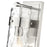 Z-Lite Fontaine 1 Light Vanity, Brushed Nickel/Clear