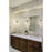 Z-Lite Fontaine 1 Light Vanity, Brushed Nickel/Clear