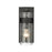 Z-Lite Fontaine 1 Light Vanity, Matte Black/Clear