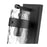 Z-Lite Fontaine 1 Light Vanity, Matte Black/Clear