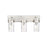 Z-Lite Fontaine 3 Light Vanity, Clear