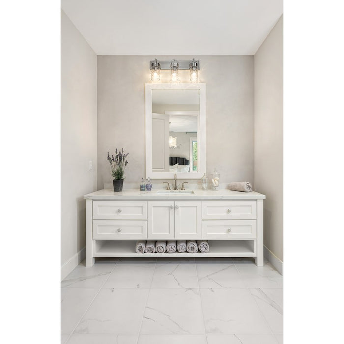 Z-Lite Fontaine 3 Light Vanity, Clear