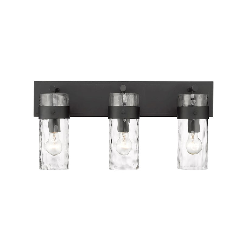 Z-Lite Fontaine 3 Light Vanity, Clear