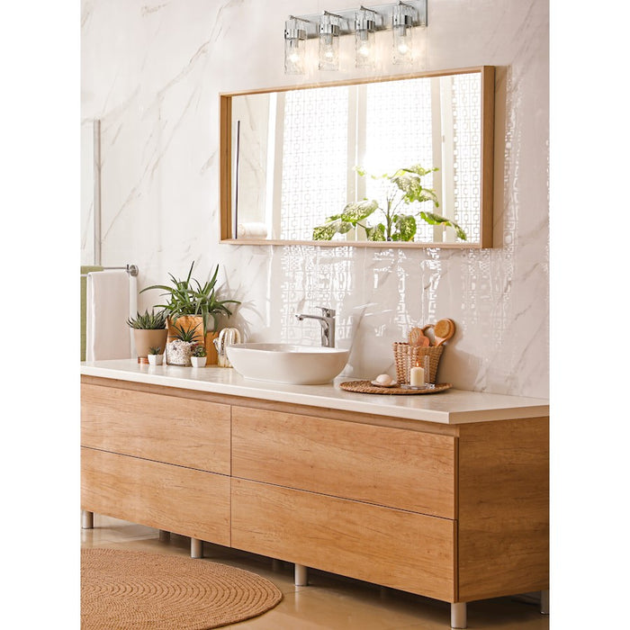 Z-Lite Fontaine 4 Light Vanity, Clear