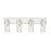Z-Lite Fontaine 4 Light Vanity, Clear