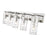 Z-Lite Fontaine 5 Light Vanity, Clear