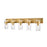 Z-Lite Fontaine 5 Light Vanity, Clear