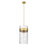 Z-Lite Fontaine  Pendant, Clear