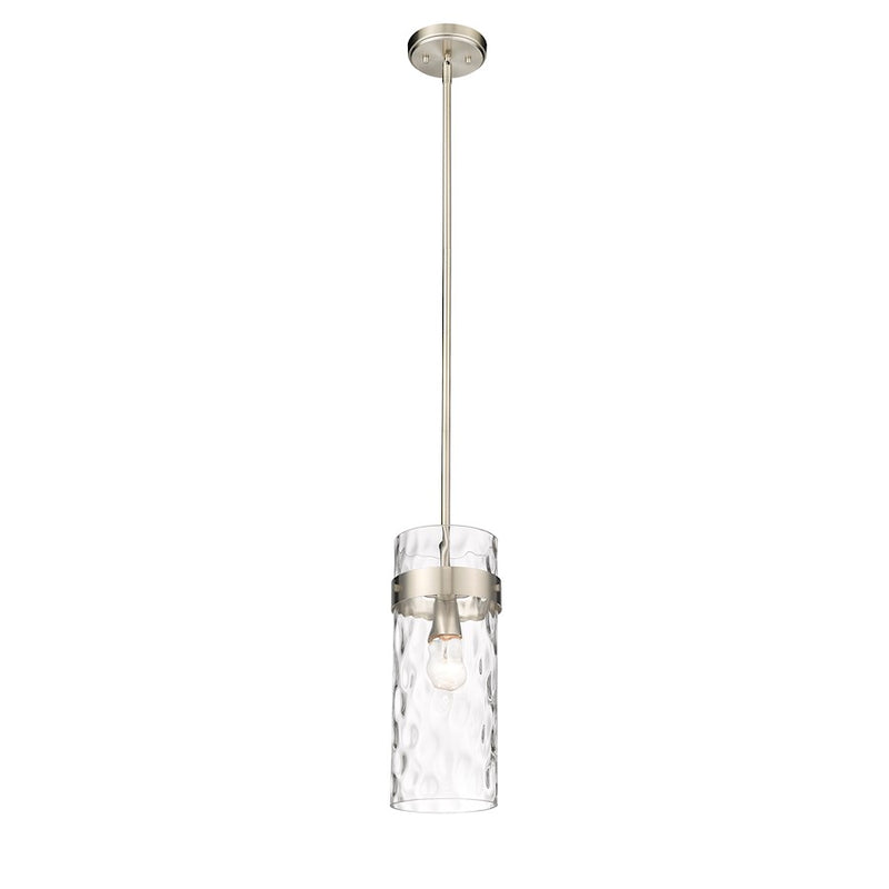 Z-Lite Fontaine 1 Light Pendant, Clear