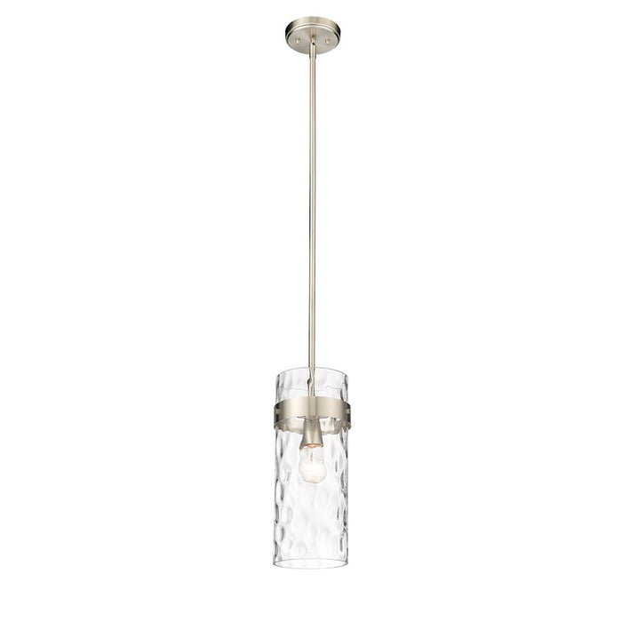 Z-Lite Fontaine 1 Light Pendant, Clear