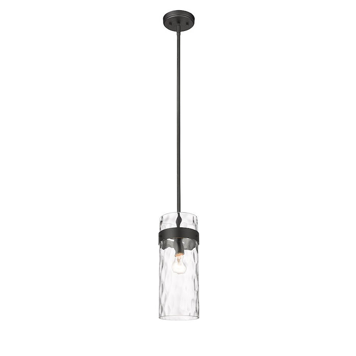 Z-Lite Fontaine 1 Light Pendant, Clear