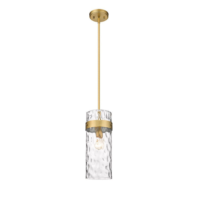 Z-Lite Fontaine 1 Light Pendant, Clear