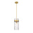 Z-Lite Fontaine 1 Light Pendant, Clear