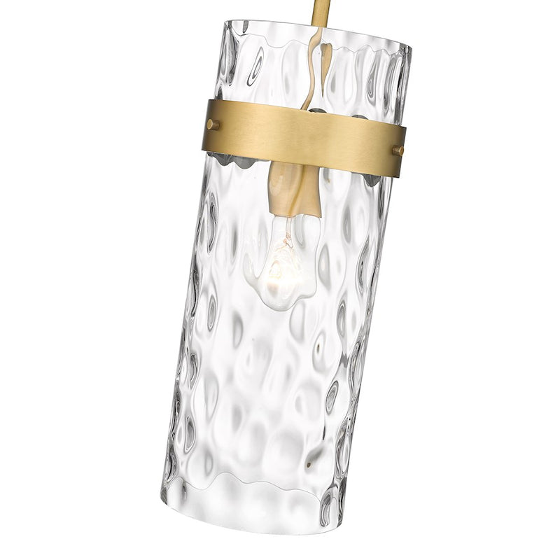 Z-Lite Fontaine 1 Light Pendant, Clear