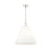 Z-Lite Alaric 3 Light 18" Pendant, Polished Nickel/White