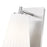 Z-Lite Farrell 1 Light 7.25" Wall Sconce, Brushed Nickel/White