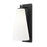 Z-Lite Farrell 1 Light 7.25" Wall Sconce, Matte Black/White - 3043-1SL-MB