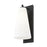 Z-Lite Farrell 1 Light 7.25" Wall Sconce, Matte Black/White