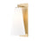 Z-Lite Farrell 1 Light 7.25" Wall Sconce, Modern Gold/White - 3043-1SL-MGLD